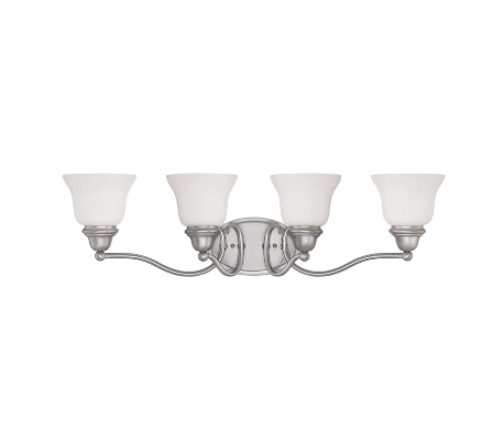 Yates 4 Badeværelseslampe B79 cm - Tingrå/Opalhvid