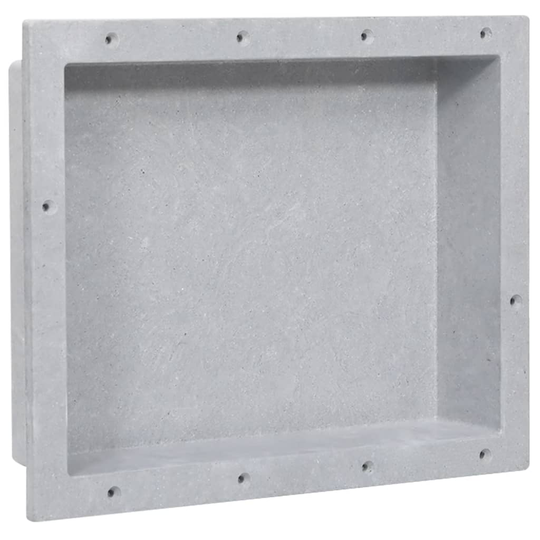 vidaXL bruseniche 41x51x10 cm mat grå