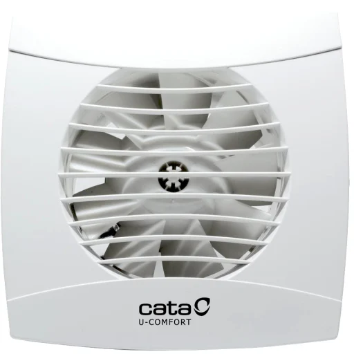 Cata UC-10 ventilator, hygrostat, Ø100 mm, hvid