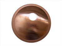 P-hætte standard med ø31,5mm h - Kobber. Diameter 155 mm