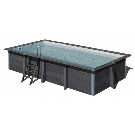 Swim & Fun Fuld komposit pool 6,06 x 3,26 x 1,24m - 2761