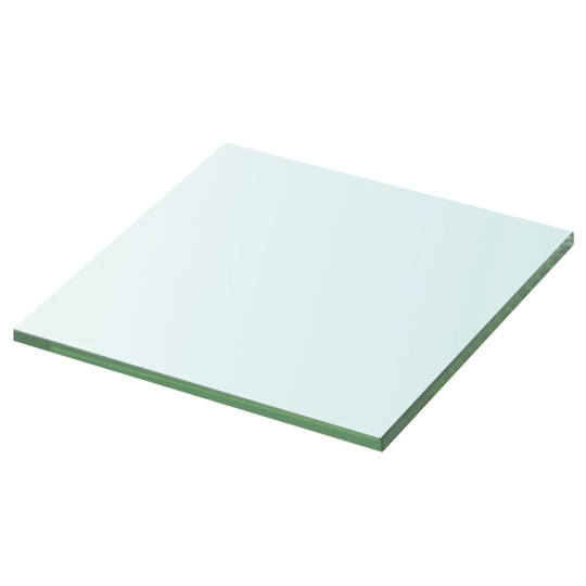 vidaXl hylde glaspanel klar 20x20 cm