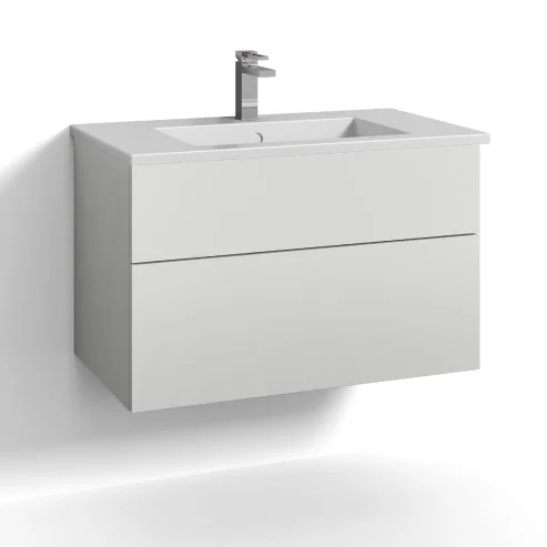 Svedbergs Forma underskab m/2 skuffer, 80x45cm, hvid