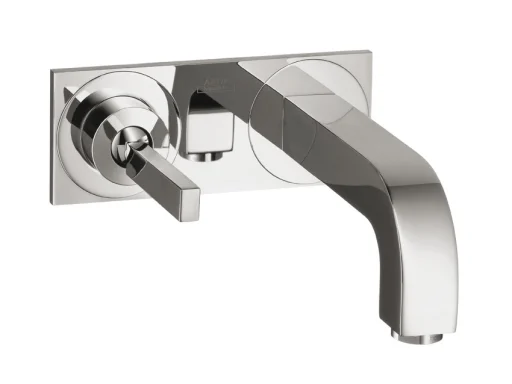 Axor Citterio 2-huls vandhane, indbygning, 220 mm, krom