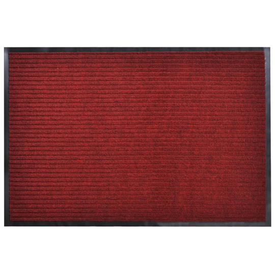 vidaXL dørmåtte PVC rød 90 x 60 cm