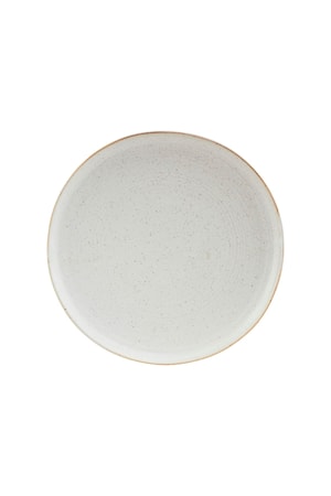 Pion Morgenmadstallerken Grå/Hvid