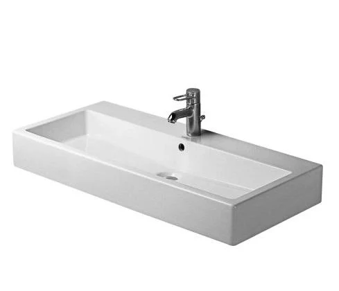 Duravit Vero håndvask m/WonderGliss, hanehul & overløb 100 cm