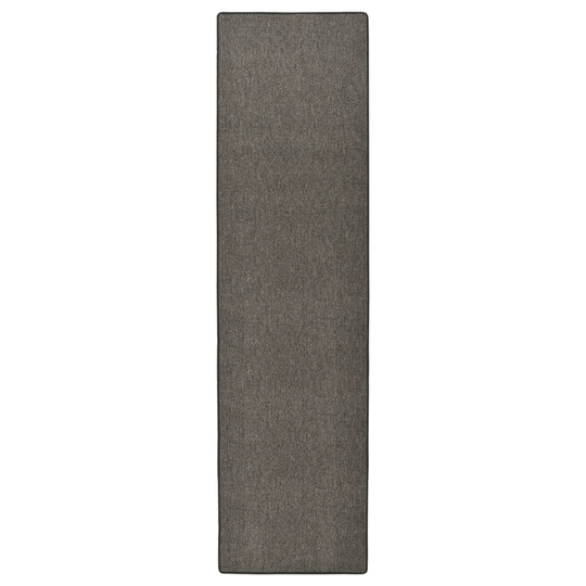 vidaXL tæppeløber 80x300 cm sisal-look antracitgrå
