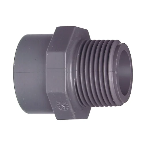 GF PVC overgangsnippel 63 mm x 2"