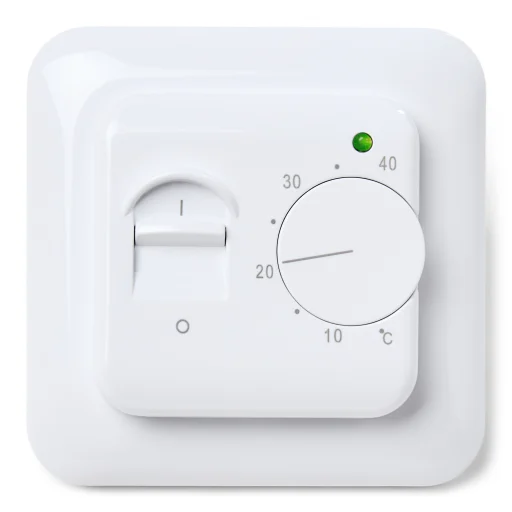 Heatcom HC15 termostat med gulvføler, hvid