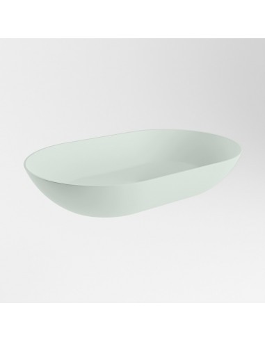 ONNI håndvask 55 x 35 cm Solid surface - Svag grøn