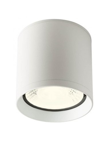 XILO påbygningsspot i aluminium og glas Ø10,8 cm 1 x 15W COB LED - Mat hvid