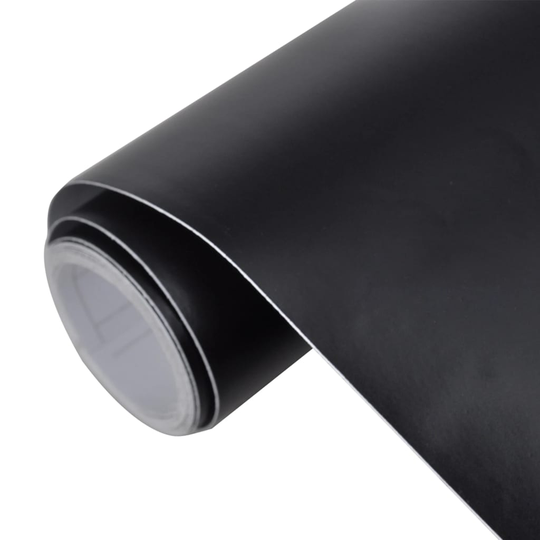 vidaXL bilfolie 100x150 cm mat sort