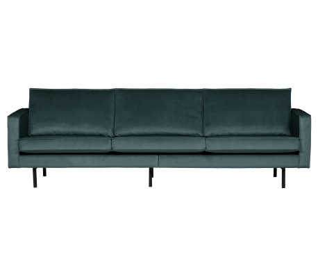 Rodeo 3-personers sofa i velour B277 cm - Teal