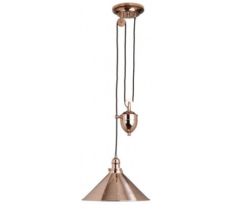 Provence Pendellampe Ø37 cm 1 x E27 - Poleret kobber