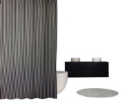 Badeforhæng 180x200 cm - Victoria Koks 100% polyester