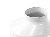 90 x 150 mm Brøndkrave hvid Plastmo