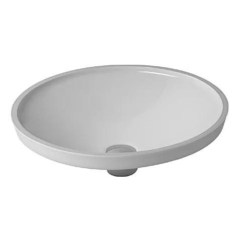 Architec vask til underlimning 42 cm uden hanehul med overløb