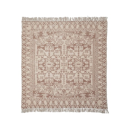 Tæppe Wowe Beige 180x180 cm