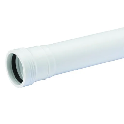 Wafix 50 mm hvid afløbsrør - 2000 mm