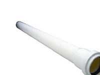 Ht-Pp (Amax Pro) afløbsrør med muffe hvid Ø40 x 2000 mm