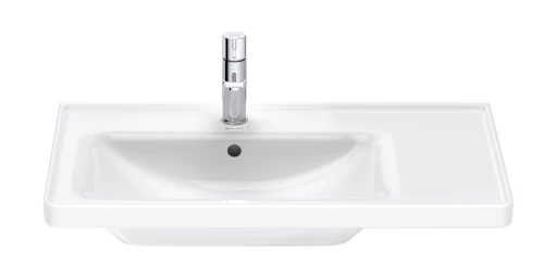 Duravit D-Neo håndvask, venstrevendt, 800x480 mm, hvid højglans