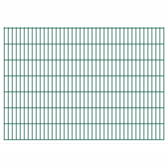 vidaXL havehegnspaneler 2D 2,008x1,43 m 40 m (total længde) grøn