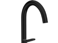 AXOR One etgrebsbatteri - 140mm tud t/hv m/push-open mat sort