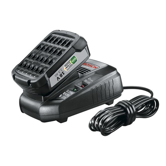 Bosch Startsæt 18 V (2,5 Ah + AL 1830 CV) Systemtilbehør 18-V lithium-ion - 1600A00K1P