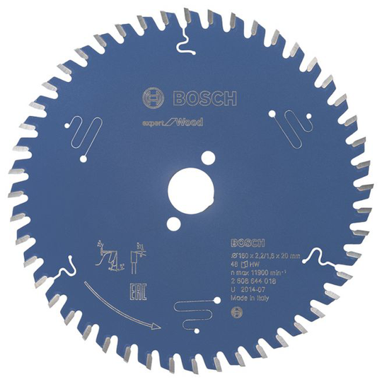 Bosch Rundsavsklinge 160x20x2.2mm 48t Exp Wood - 2608644018