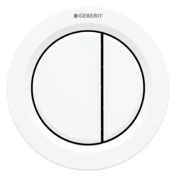 Geberit Omega01 dobbelt fingertryk, alpinhvid