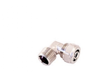 komp.vinkel 16x1/2-90°N - 16x1/2 nippel kompressionsvinkel til alu pex rør