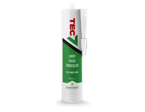 TEC7 Fugemasse, 310 ml, Hvid