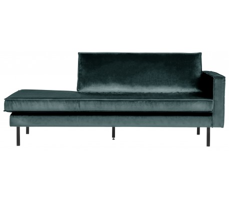 Rodeo daybed sofa i velour B206 cm - Teal