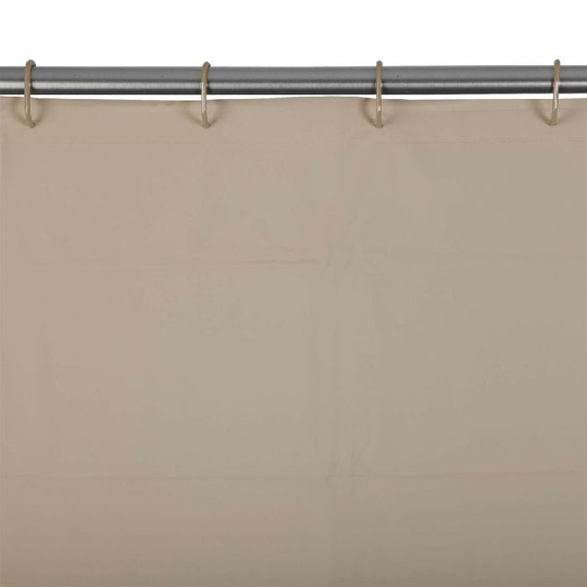 Brusebadsforhæng Versa Beige PVC (180 x 180 cm)