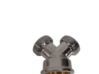 KVC Y-Forkromet 3/4'' gevind - Overgang ''Y'' 3/4'' mf x np(2)