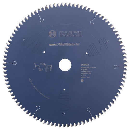 Bosch Rundsavsklinge 305x2,4x30mm 96t Exp Multi - 2608642529