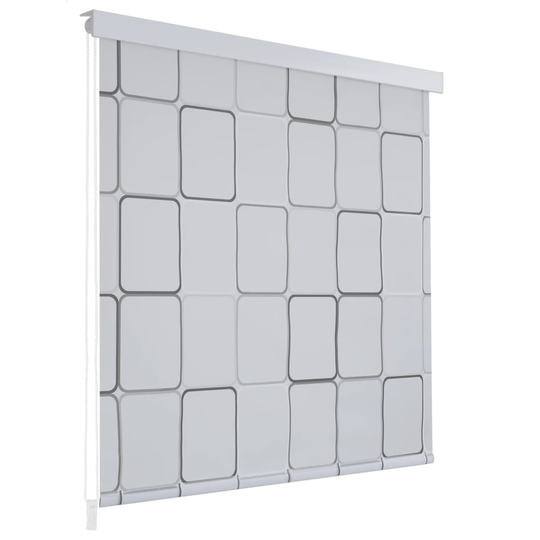 vidaXL rullegardin til brusekabine 160 x 240 cm firkant