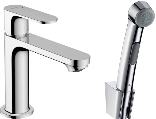 Hansgrohe Rebris S 110 vandhane m/bidetbruser, krom