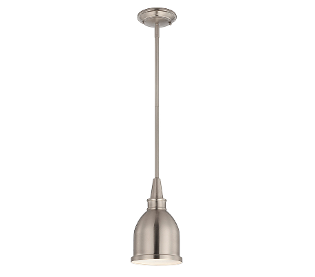 Vintage Loftlampe Ø17 cm - Satineret nikkel