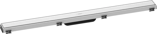 Hansgrohe Raindrain Match afløbsrende, fliser, 900 mm, hvid glas