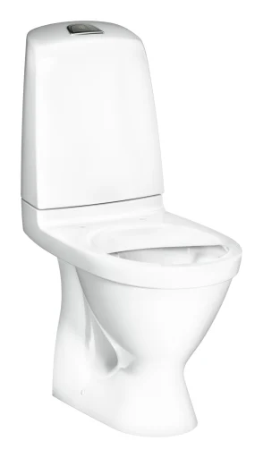 Gustavsberg Nautic 1510L toilet m/P-lås, rengøringsvenlig, hvid