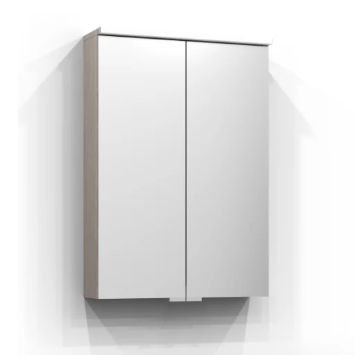 Svedbergs Sarek spejlskab med LED, 50x72 cm, blond eg