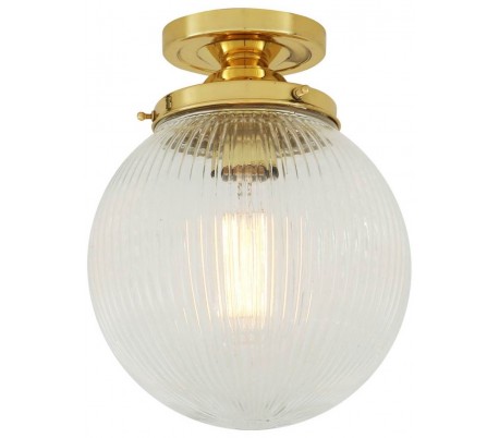 Stanley Kugleplafond Ø20 cm 1 x E27 - Poleret messing