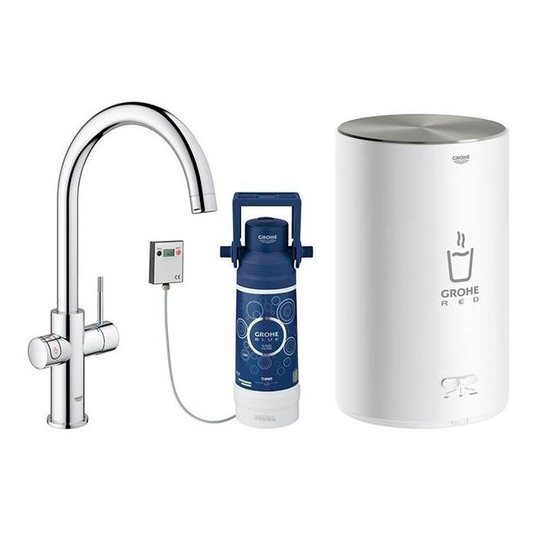 Grohe Red Ii Duo C-tudmed Rund Kedel Krom