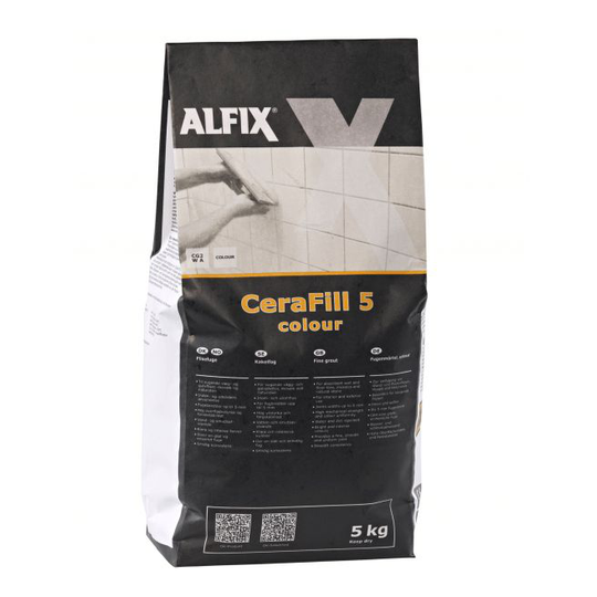 Alfix Cerafill 5 Colour Stålgrå - 5 Kg VAREN ER UDGÅET