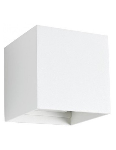 VARY Up-Down Væglampe i aluminium H10 cm 2 x 6W COB LED - Mat hvid