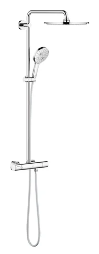 GROHE termostatbatteri 2hul m/hoved/håndbr messing forkr