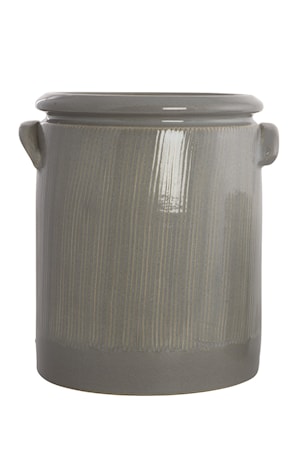 Blomsterkrukke Pottery 24 cm - Lysegrå