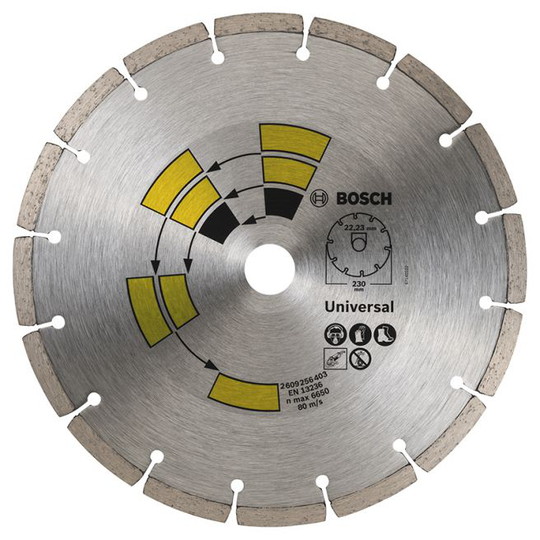 Bosch Diamantskæreskive 230mm Universal Top - 2609256403